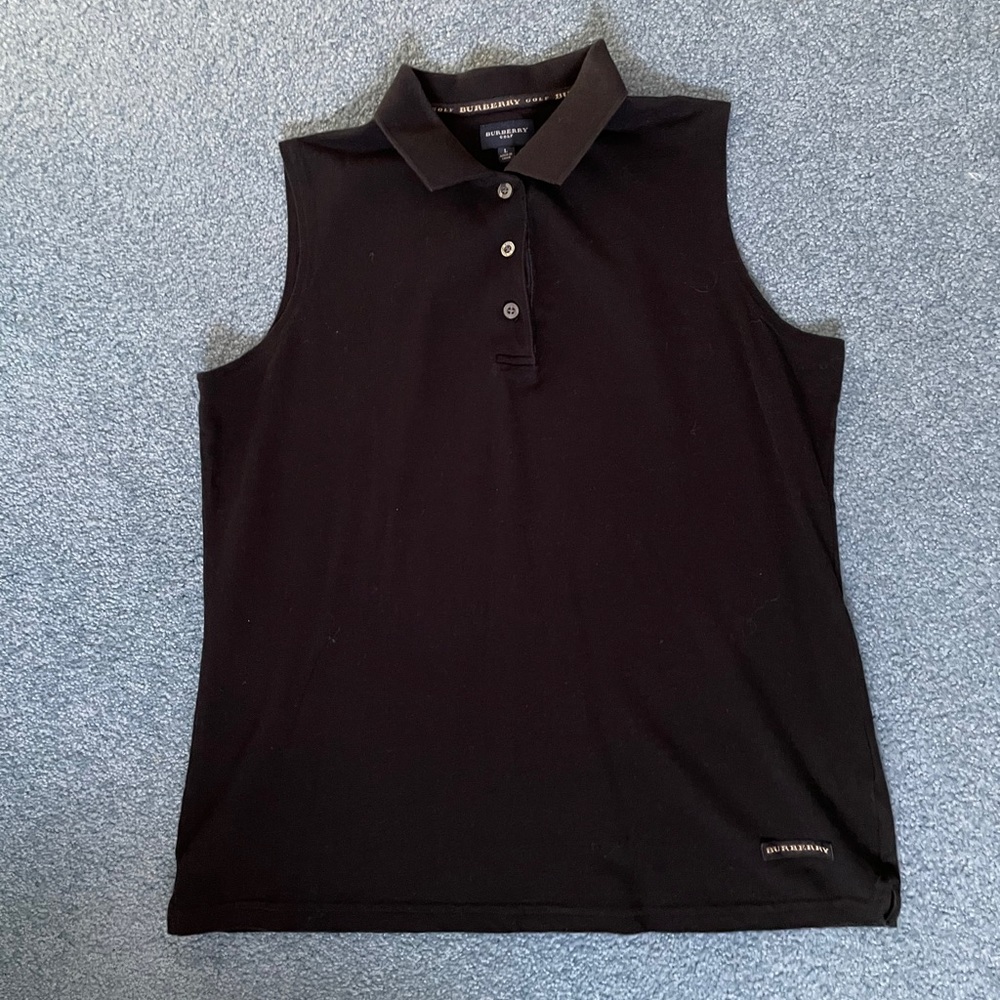 Burberry sleeveless polo shirt - women’s